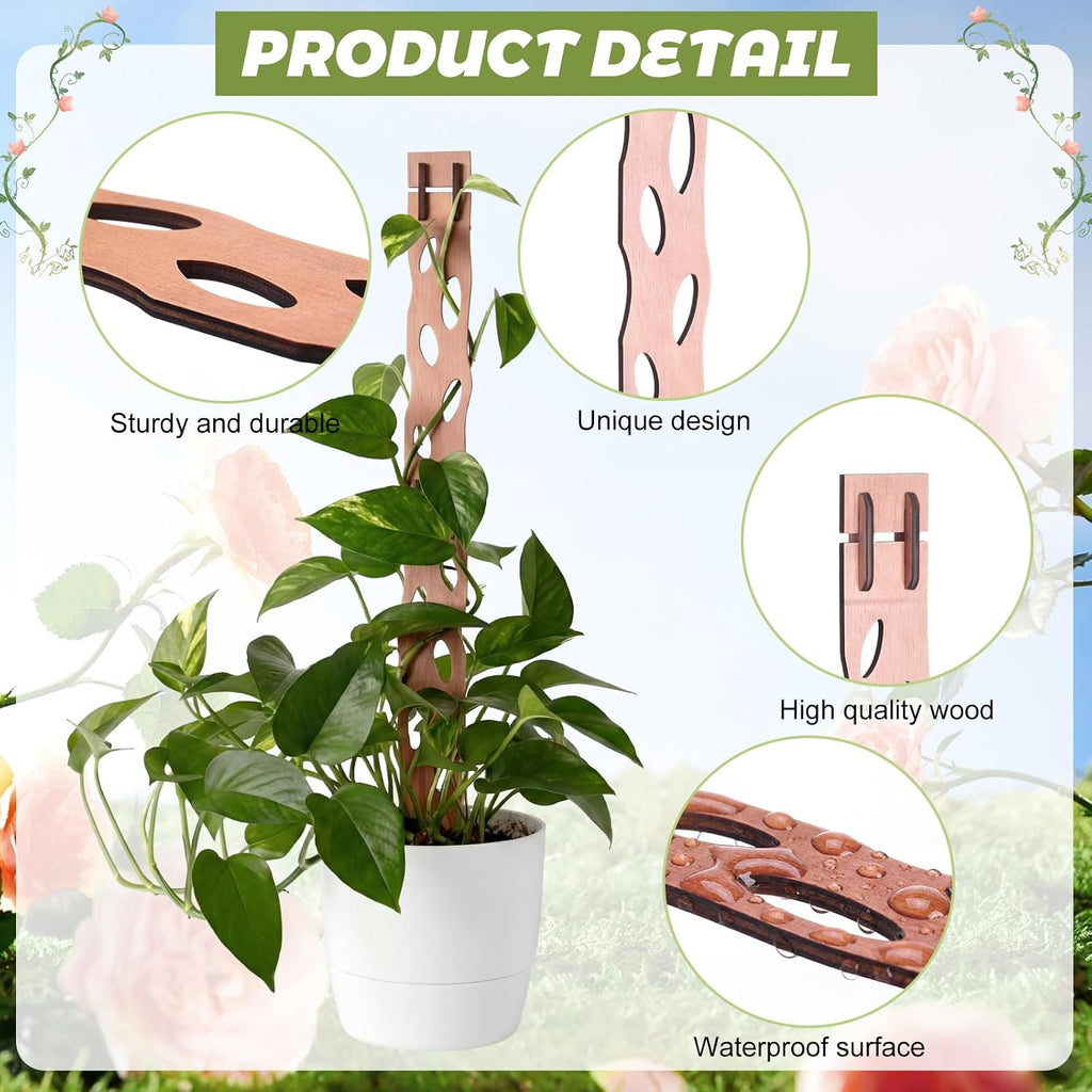 Modular Wooden Plant Trellis Sets