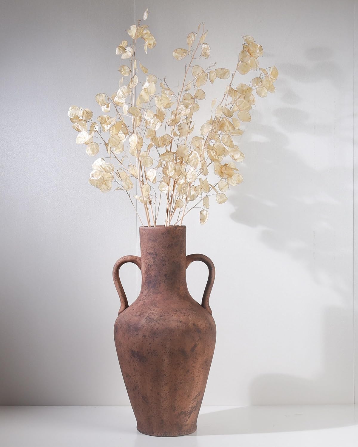 Terracotta Ceramic Vase With Handles