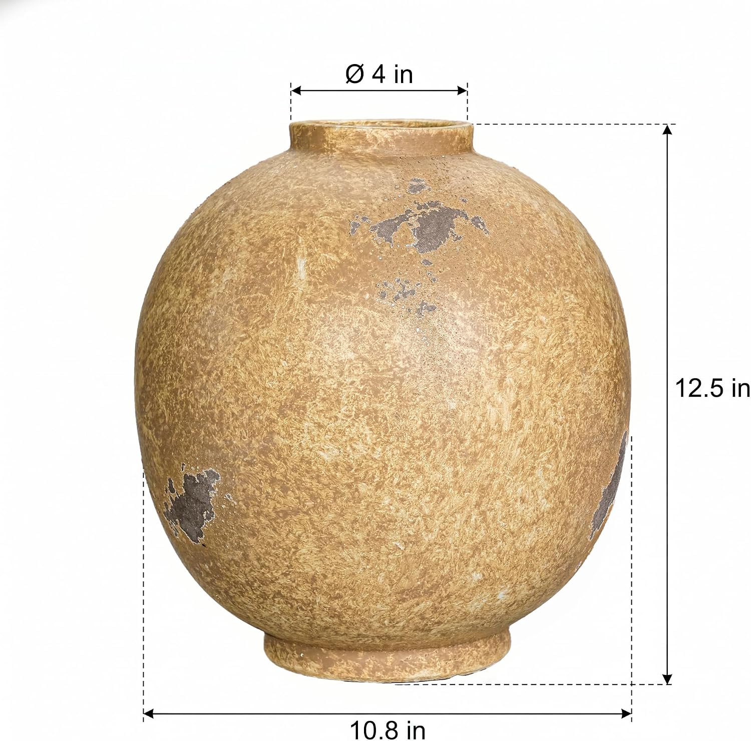 Rustic Terracotta Ceramic Vase