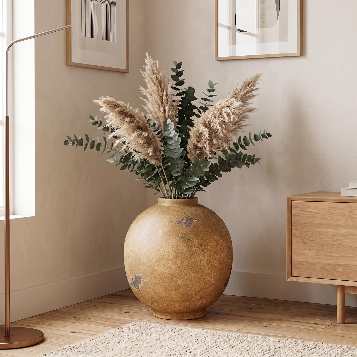 Rustic Terracotta Ceramic Vase