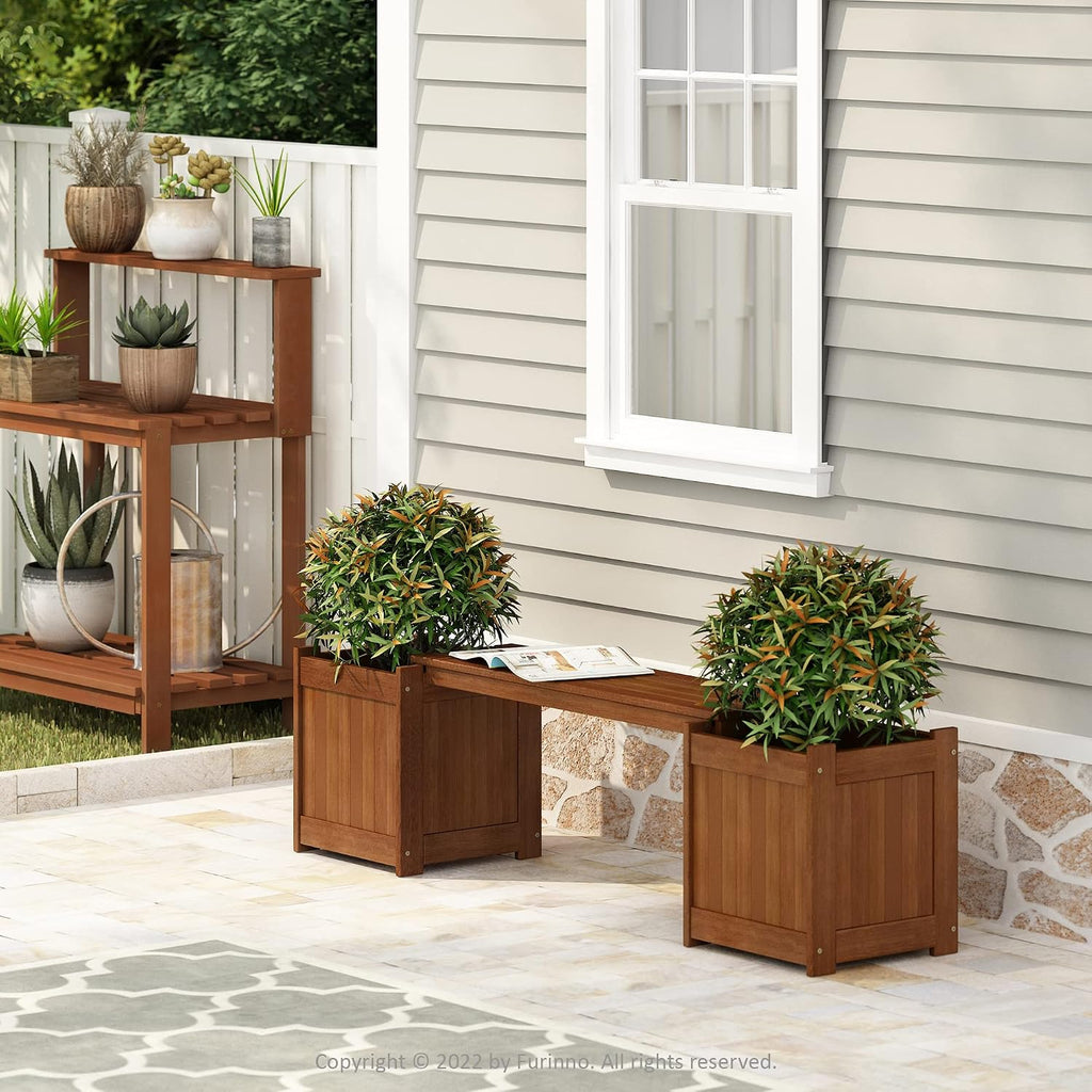 Hardwood Outdoor Flower Box