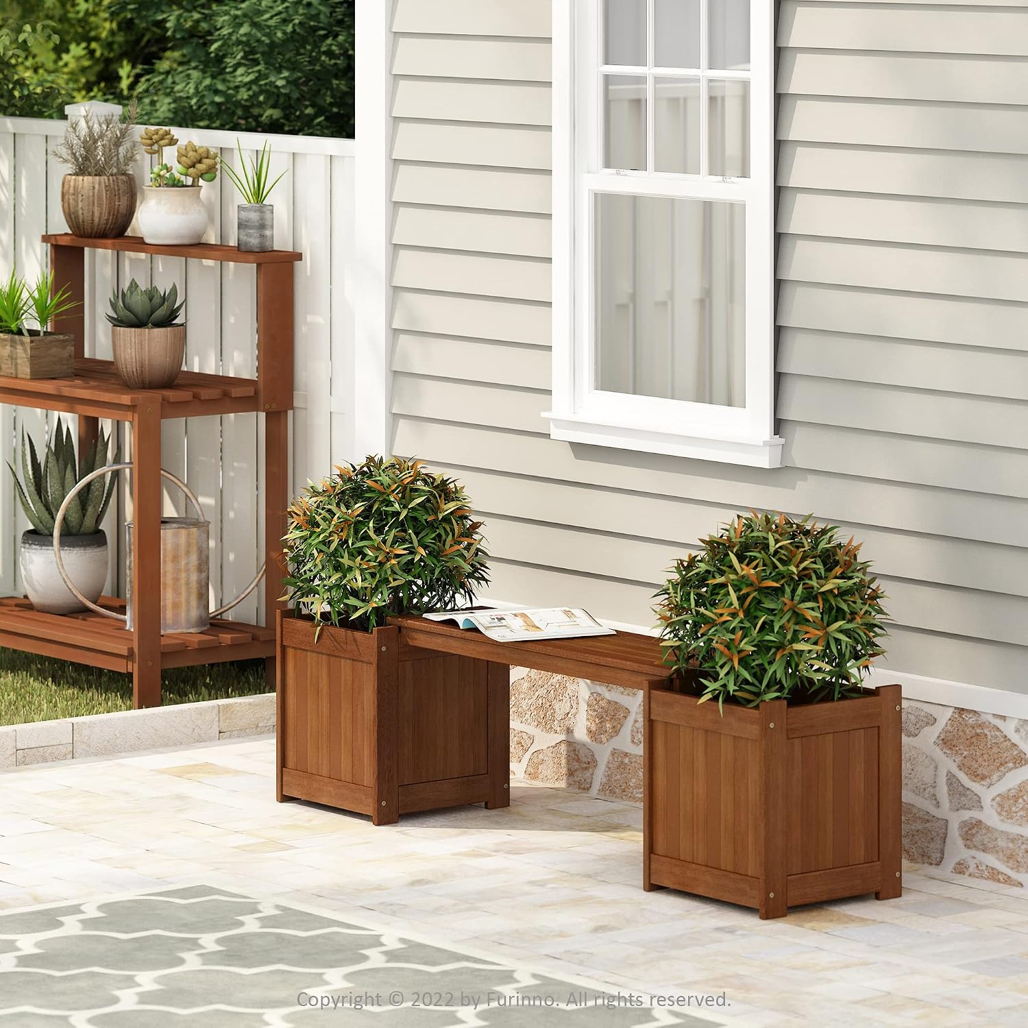 Hardwood Outdoor Flower Box