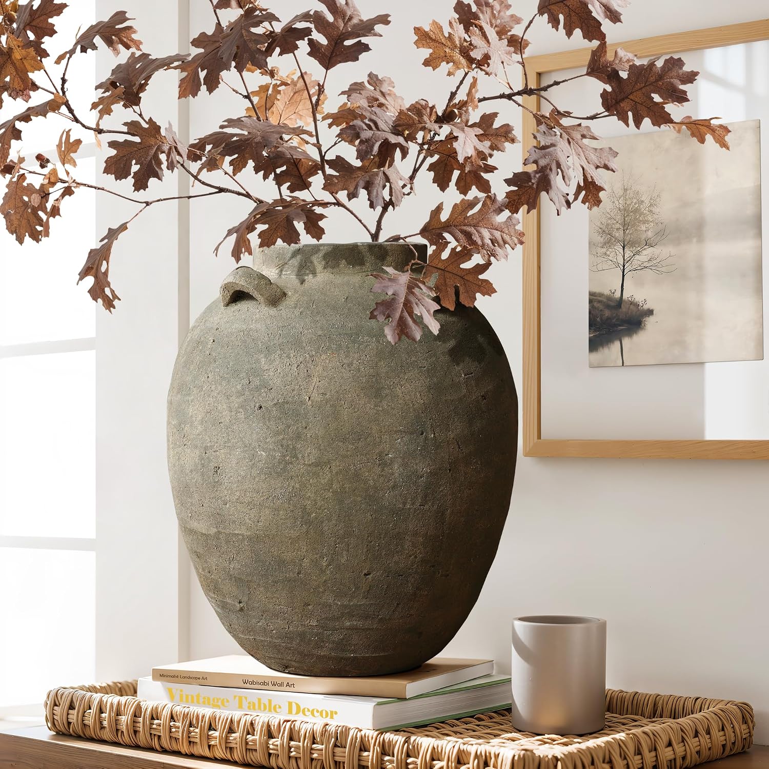 Brown Rustic Terracotta Vase