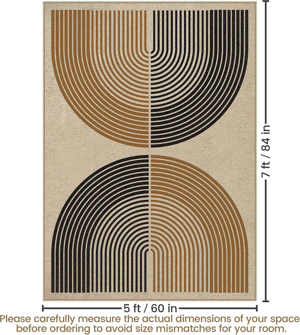 Geometric Jute Indoor Outdoor Rug