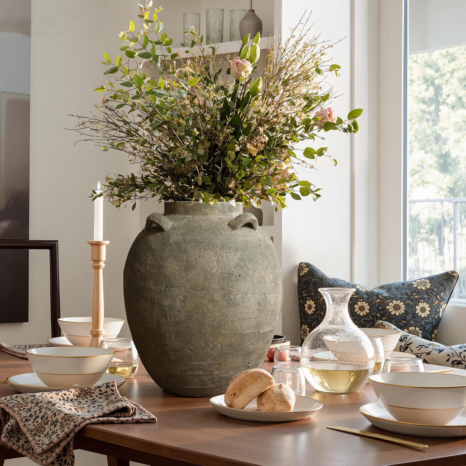 Brown Rustic Terracotta Vase